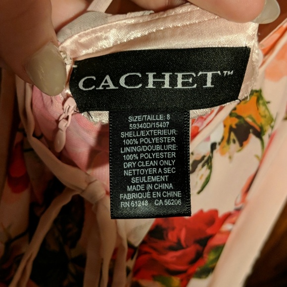 Floral Prom Dress - Picture 3 of 4